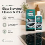 Glass Stovetop Cleaner and Polish overview for label approved glass cooktop routines