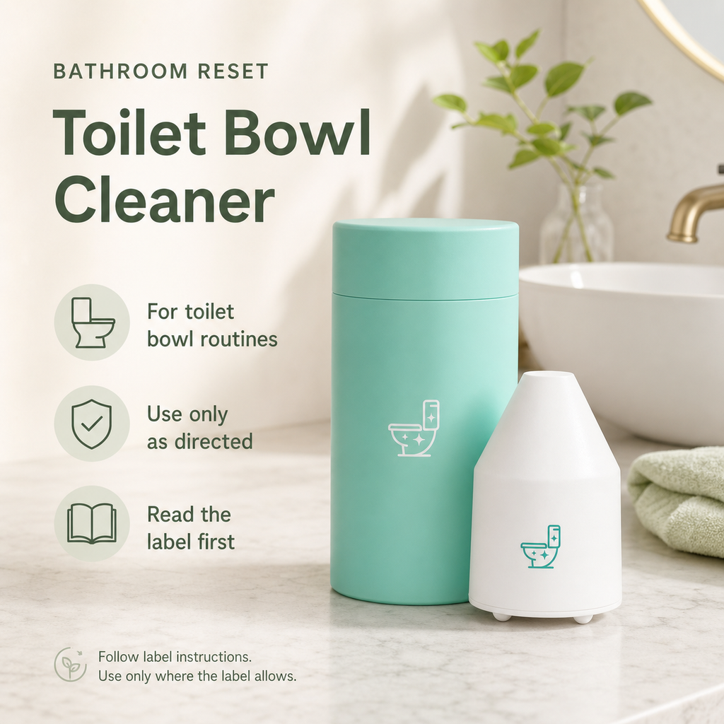 Toilet Bowl Cleaner overview for label-directed toilet bowl cleaning routines