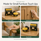 Beeswax Furniture Polish use scenarios for wood tables cabinet doors chair arms and small scuffs