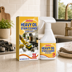 Kitchen Grease Cleaner Spray styled in a warm kitchen counter scene