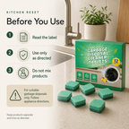 Garbage Disposal Cleaning Blocks safety notes read label use as directed and do not mix