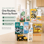 Whole Apartment Reset Bundle seven product lineup for weekly resets or move out preparation
